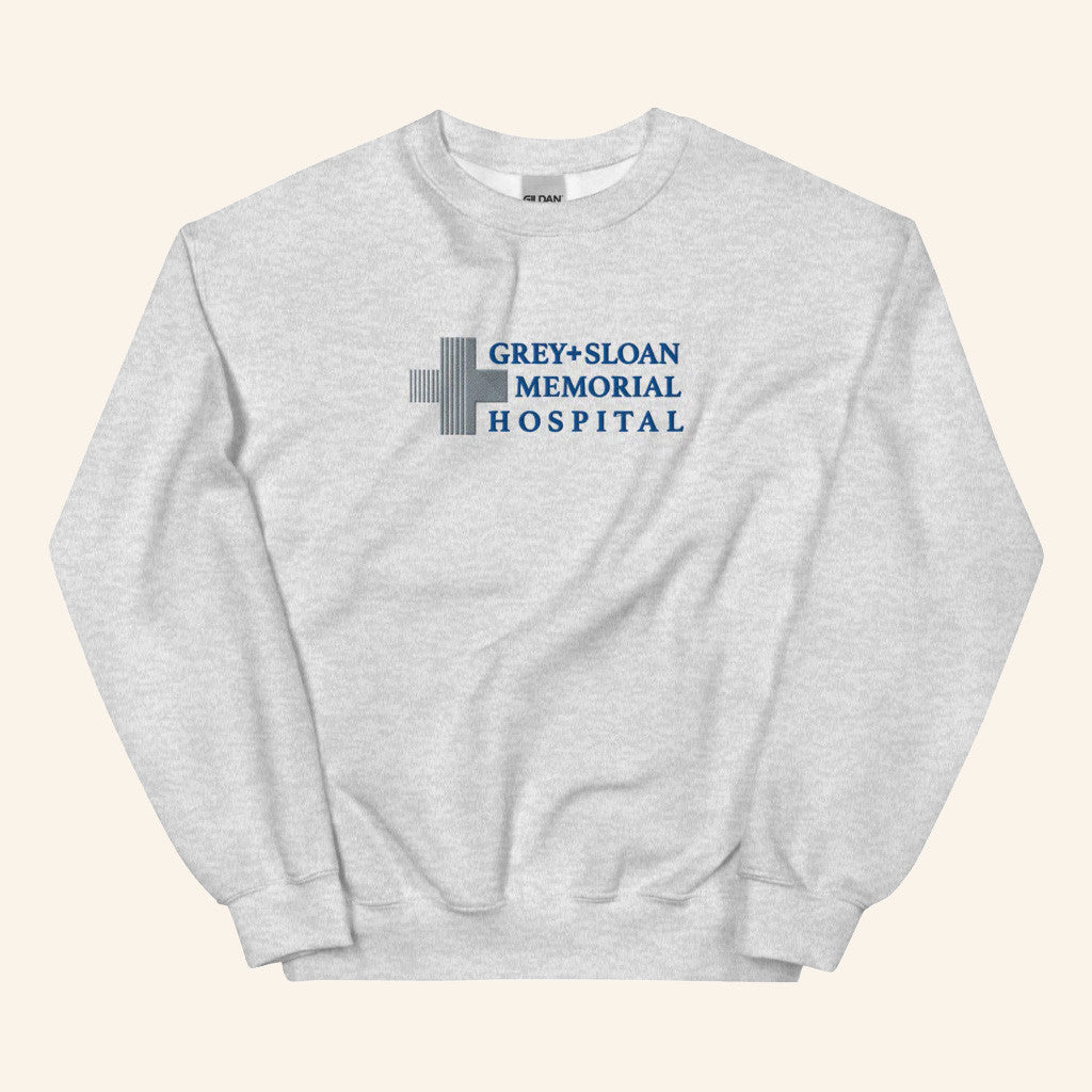 Grey's Anatomy Merch Grey And Sloan Memorial Hospital Sweatshirt Gifts Ideas For Her - Lilybirchmarket