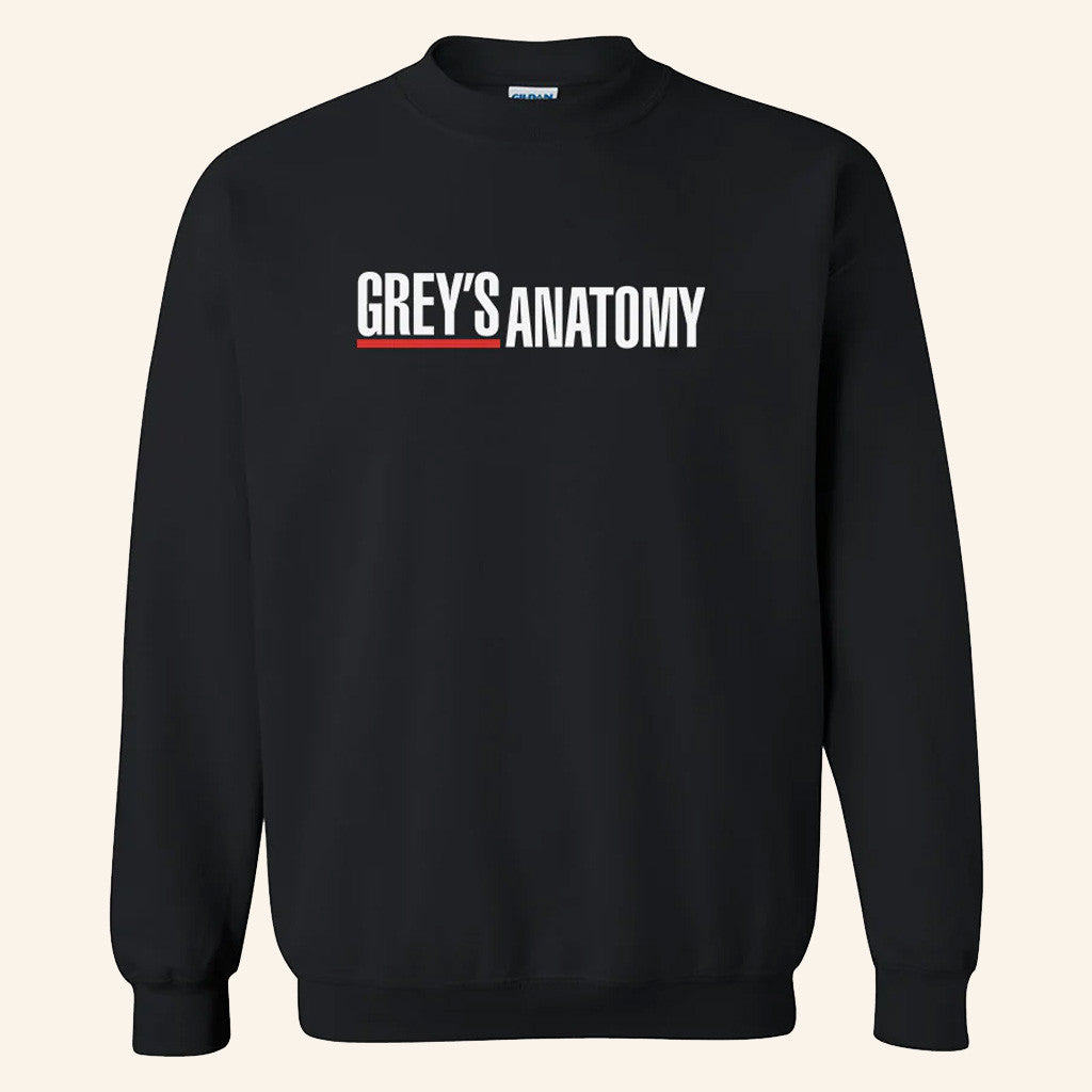 Grey's Anatomy Merch Grey's Anatomy Logo Sweatshirt Present For Best Friend - Lilybirchmarket