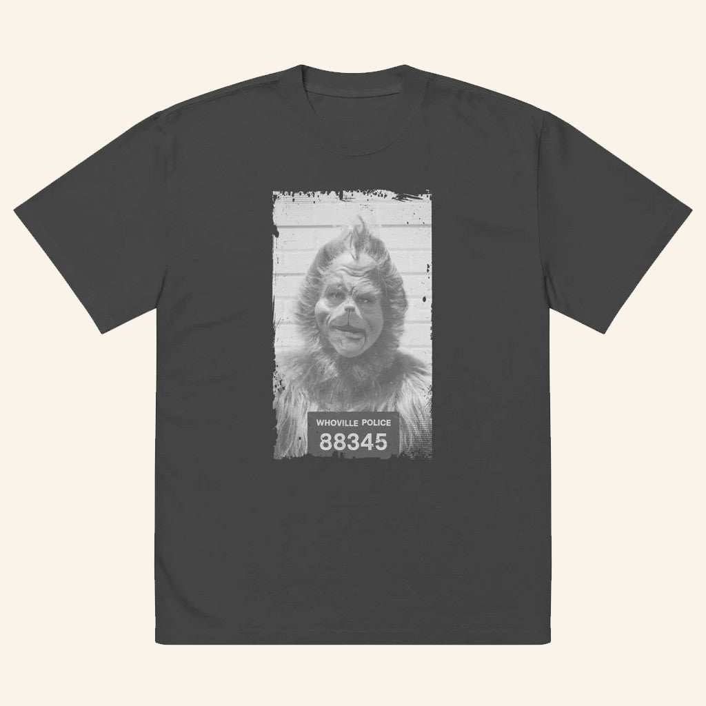 Grinch Merch The Grinch Mugshot T-Shirt Great Christmas Gifts For Men - Lily Birch Market