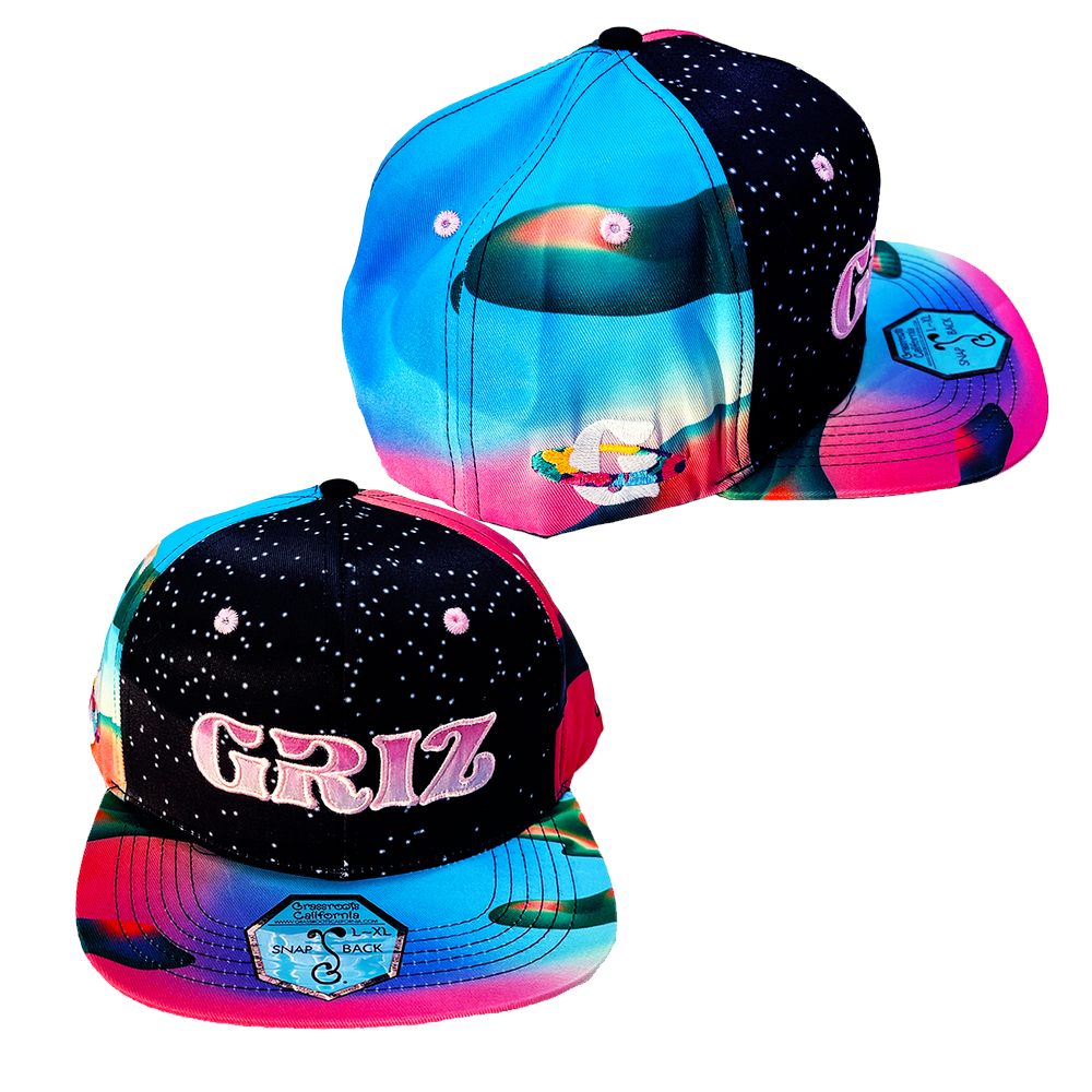 Griz Merch Griz x Grassroots Another World '22 Snapback Hat DJ Fans Gifts - Lilybirchmarket