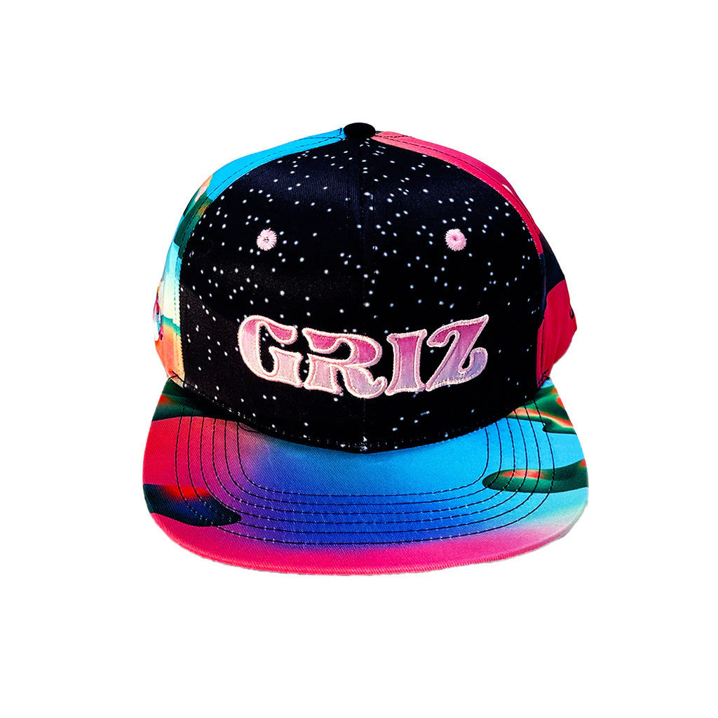 Griz Merch GRiZ x Grassroots Another World 22 Snapback Hat Embroidered Gifts For DJ Fans - Lilybirchmarket