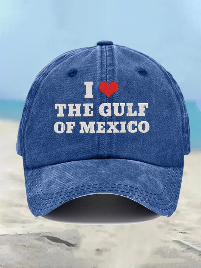 Gulf Of Mexico Hat I Love The Gulf Of Mexico Hat Patriotic Gifts For Dad - Lilybirchmarket