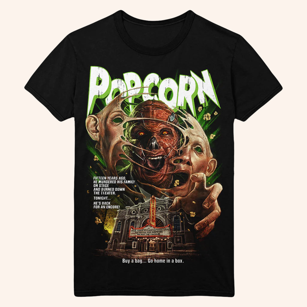 Gutter Garbs Merch Popcorn 35Th Anniversary Shirt Gifts For Horror Movie Lovers - Lily Birch Market