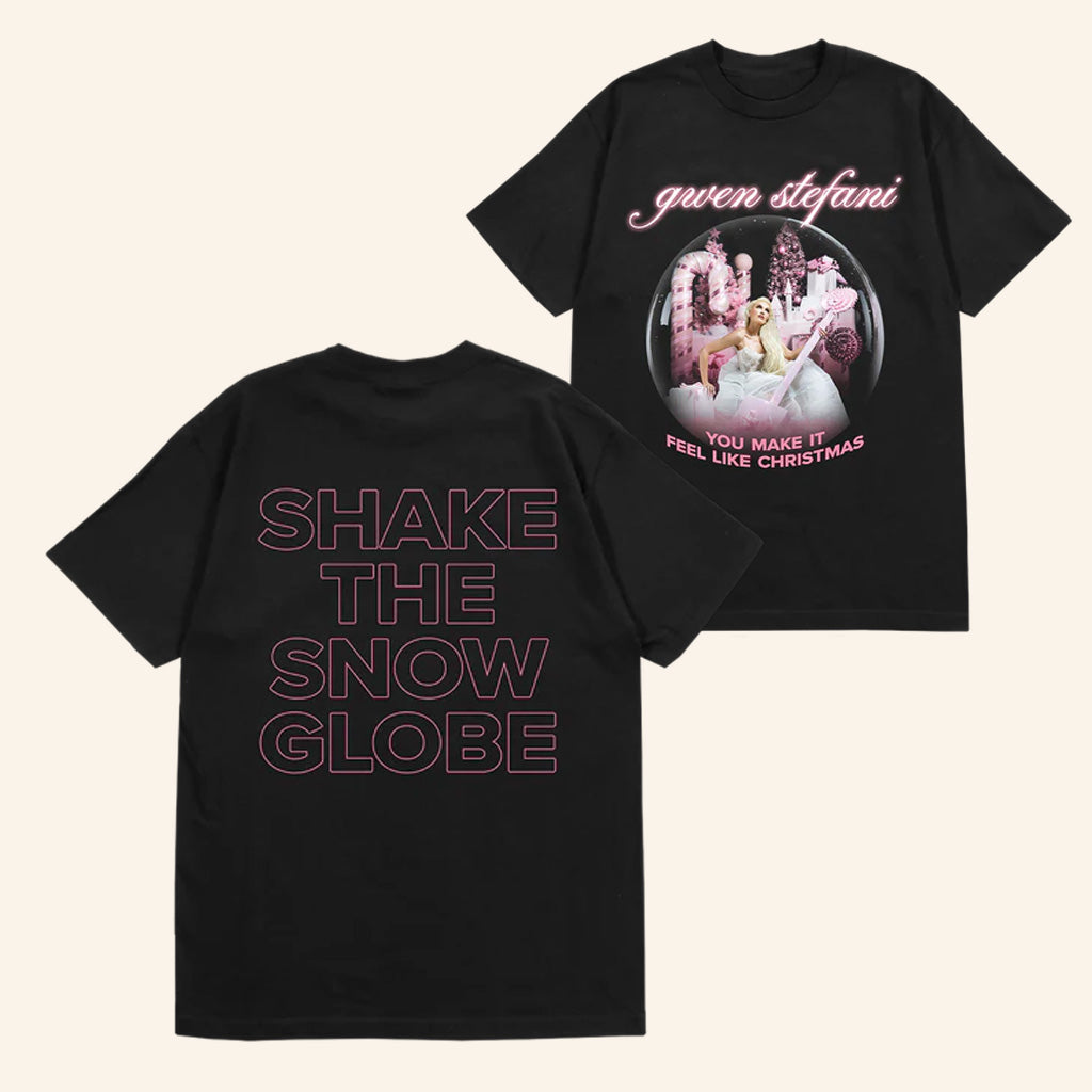 Gwen Stefani Merch Shake The Snow Globe T-Shirt Christmas Gifts For Sister - Lily Birch Market