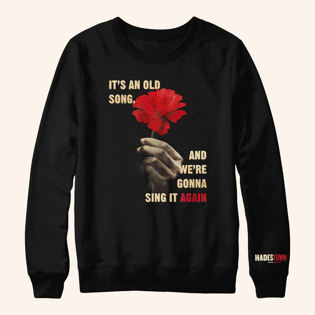 Hadestown Merch Hadestown Old Song Sweatshirt Gift Ideas For Music Lovers - Lilybirchmarket