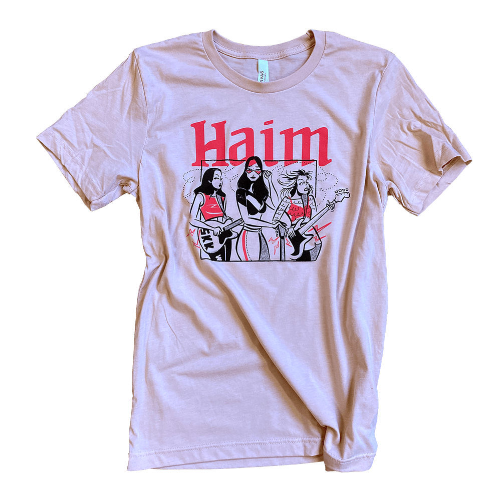 Haim Merch Girls Playing Guitar Haim T-Shirt Mother's Day Gifts For Band Fans Gift Idea for Him - Lily Birch Market