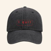 Haim Merch I Quit Embroidered Hat Unique Christmas Gifts For Sister - Lilybirchmarket