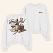Hallucina Merch White Chrome Bottle Crewneck Hallucina Sweatshirt Christmas Presents For Him - Lilybirchmarket