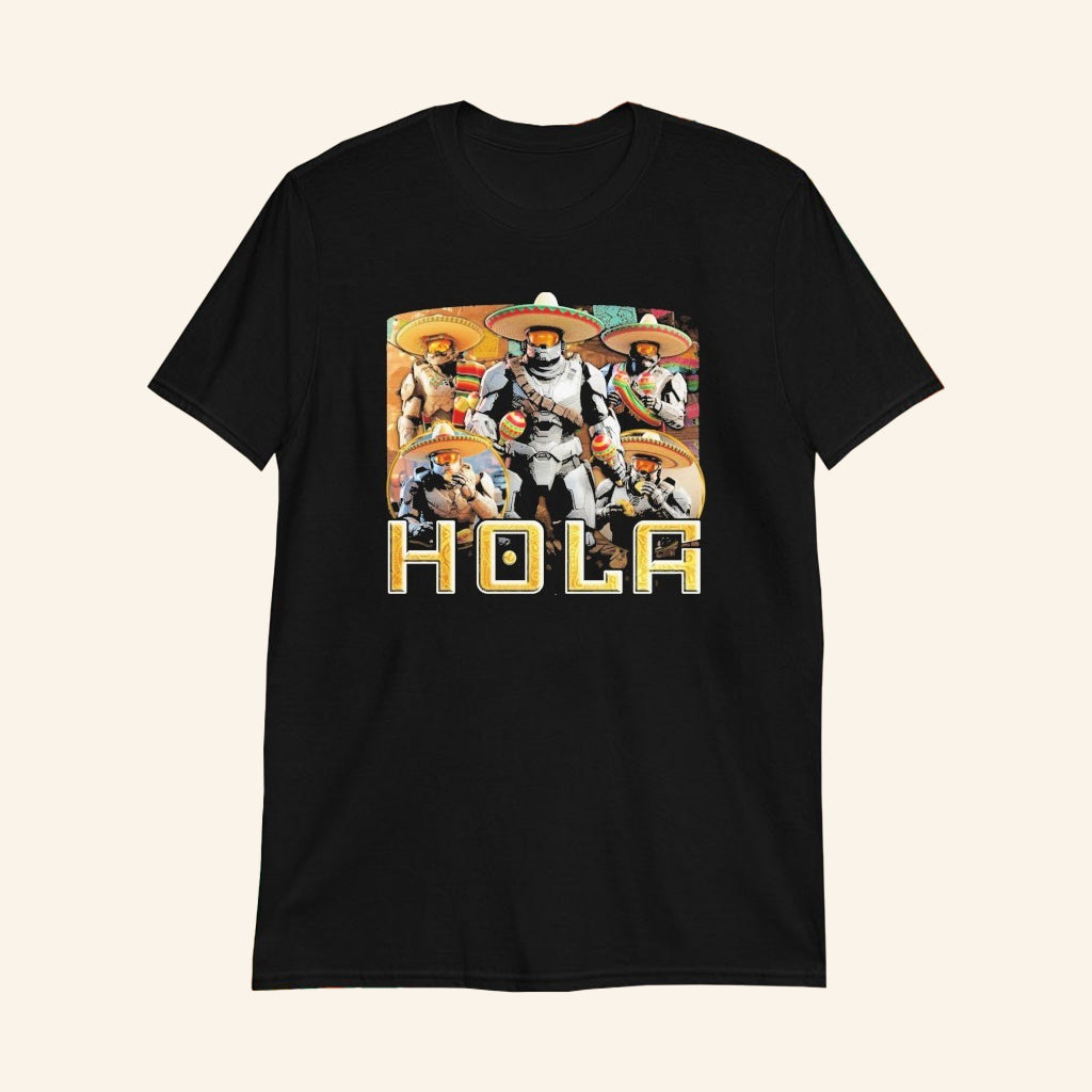 Halo Hola T-Shirt Hola Mexico Shirt Unique Gifts For Brothers - Lily Birch Market