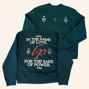 Halsey Merch In The Name Of Love Crewneck Sweatshirt Xmas Gifts For Sister - Lilybirchmarket