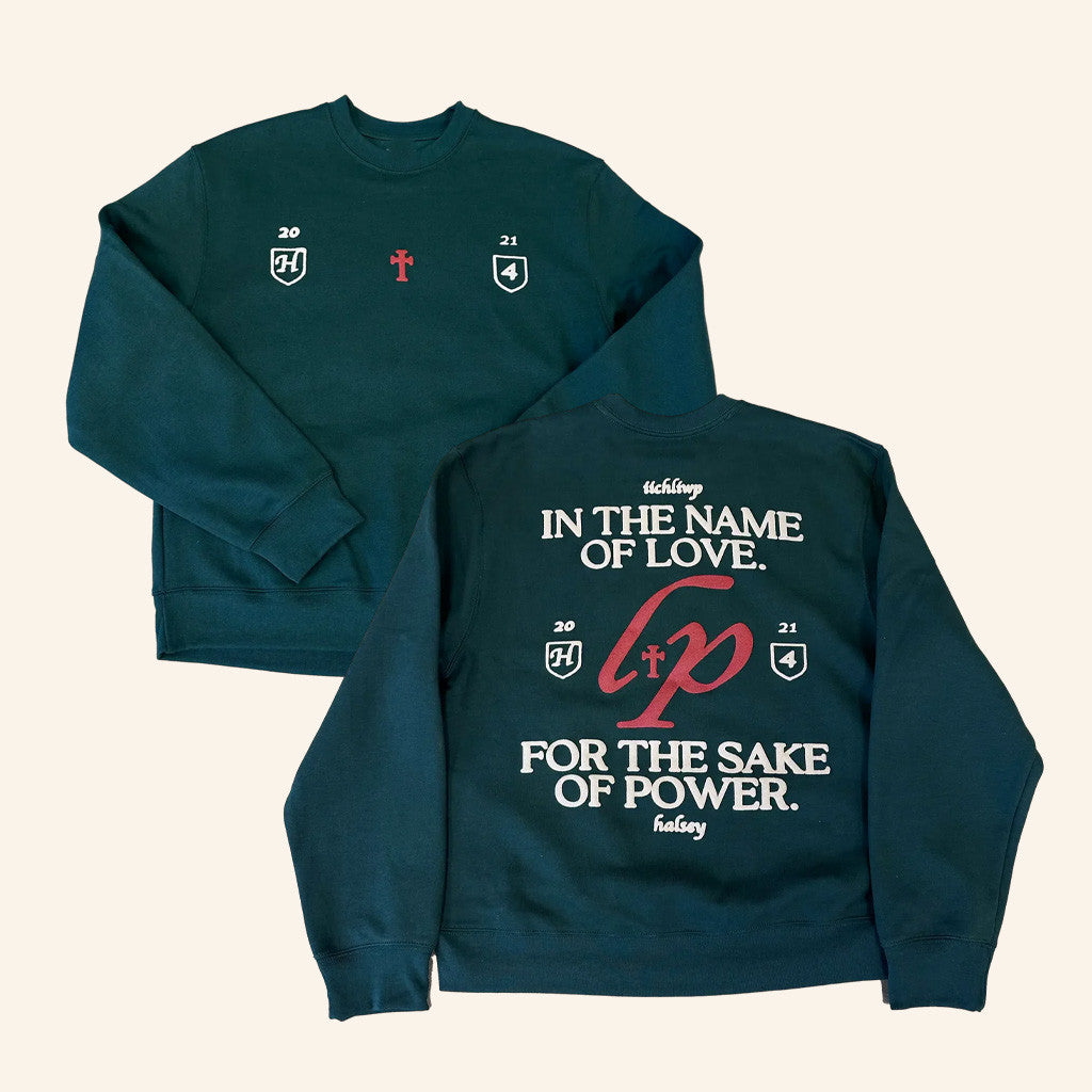 Halsey Merch Tour 2025 In The Name Of Love Crewneck Sweatshirt Gifts For Her - Lilybirchmarket