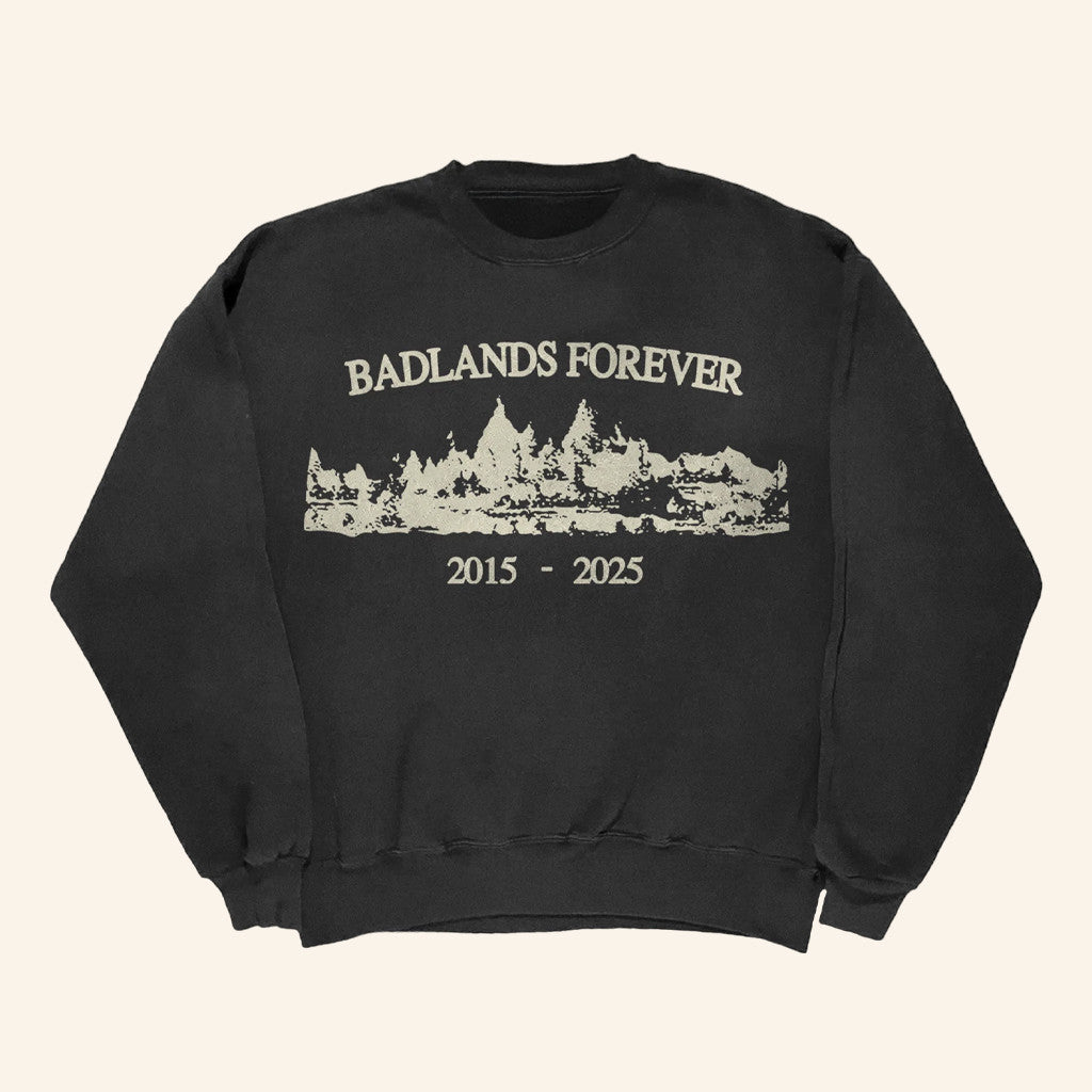 Halsey Music Merch Badlands Forever Crewneck Sweatshirt Gift Ideas For Music Lovers - Lilybirchmarket