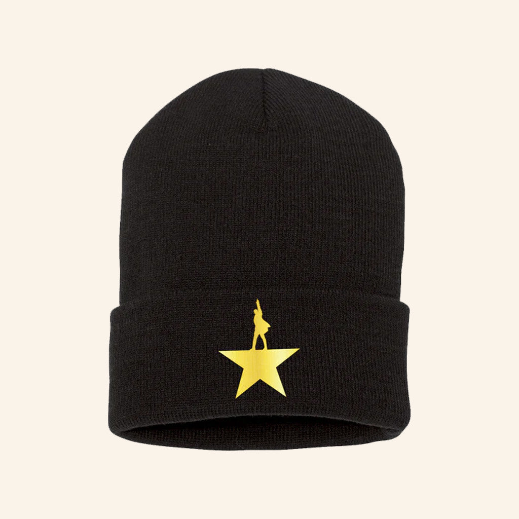 Hamilton Merch Gold Star Beanie Christmas Gift Ideas For Brothers - Lilybirchmarket