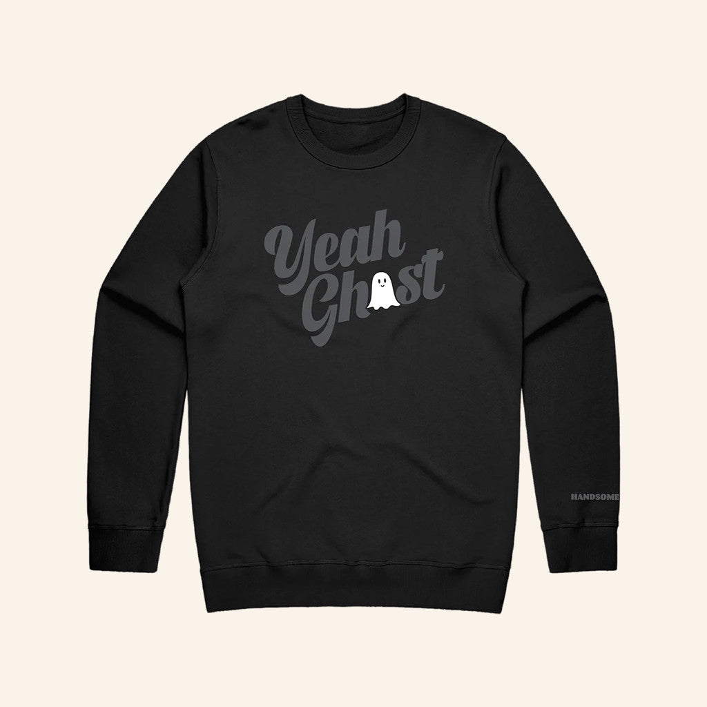 Handsome Pod Merch Yeah Ghost Crewneck Sweatshirt Best Christmas Gifts For Dad - Lilybirchmarket