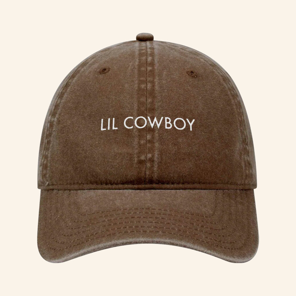 Handsome Podcast Merch Lil Cowboy Embroidered Hat Christmas Gift Ideas For Him - Lilybirchmarket