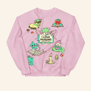 Hannah Michelle Merch I Love Reading Sweatshirt Gift Ideas For Sister - Lilybirchmarket