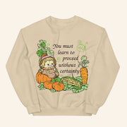 Hannah Michelle Merch Proceed Without Certainty Sweatshirt Gifts For Besties - Lilybirchmarket