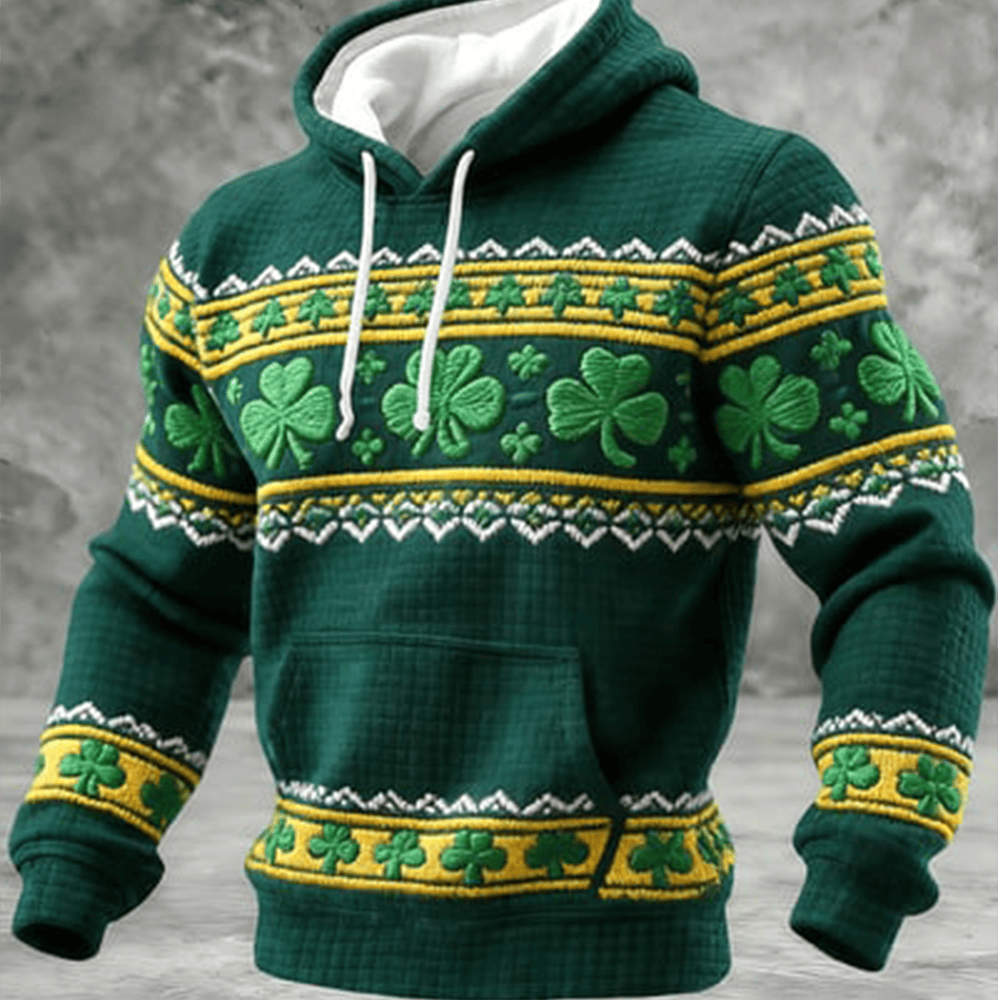 Happy St Patrick's Day Hoodie Saint Patricks Day Hooded Sweatshirt Presents For Him - Lilybirchmarket