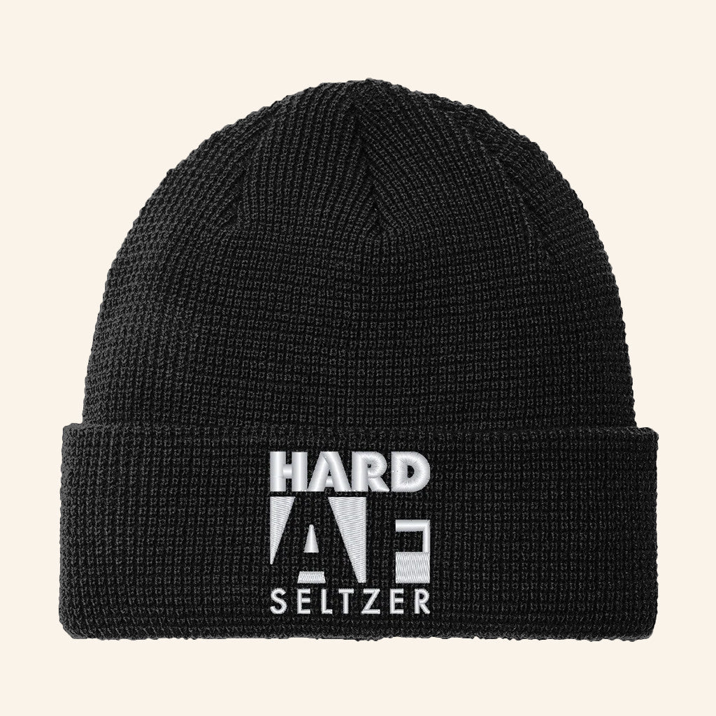 Hard AF Beanie Embroidered Hard AF Seltzer Beanie Gifts For Brothers - Lilybirchmarket
