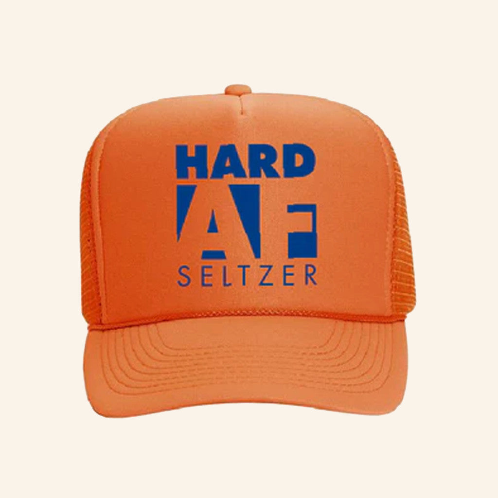 Hard AF Trucker Hat Hard AF Seltzer Cap Unique Birthday Gift For Husband - Lilybirchmarket
