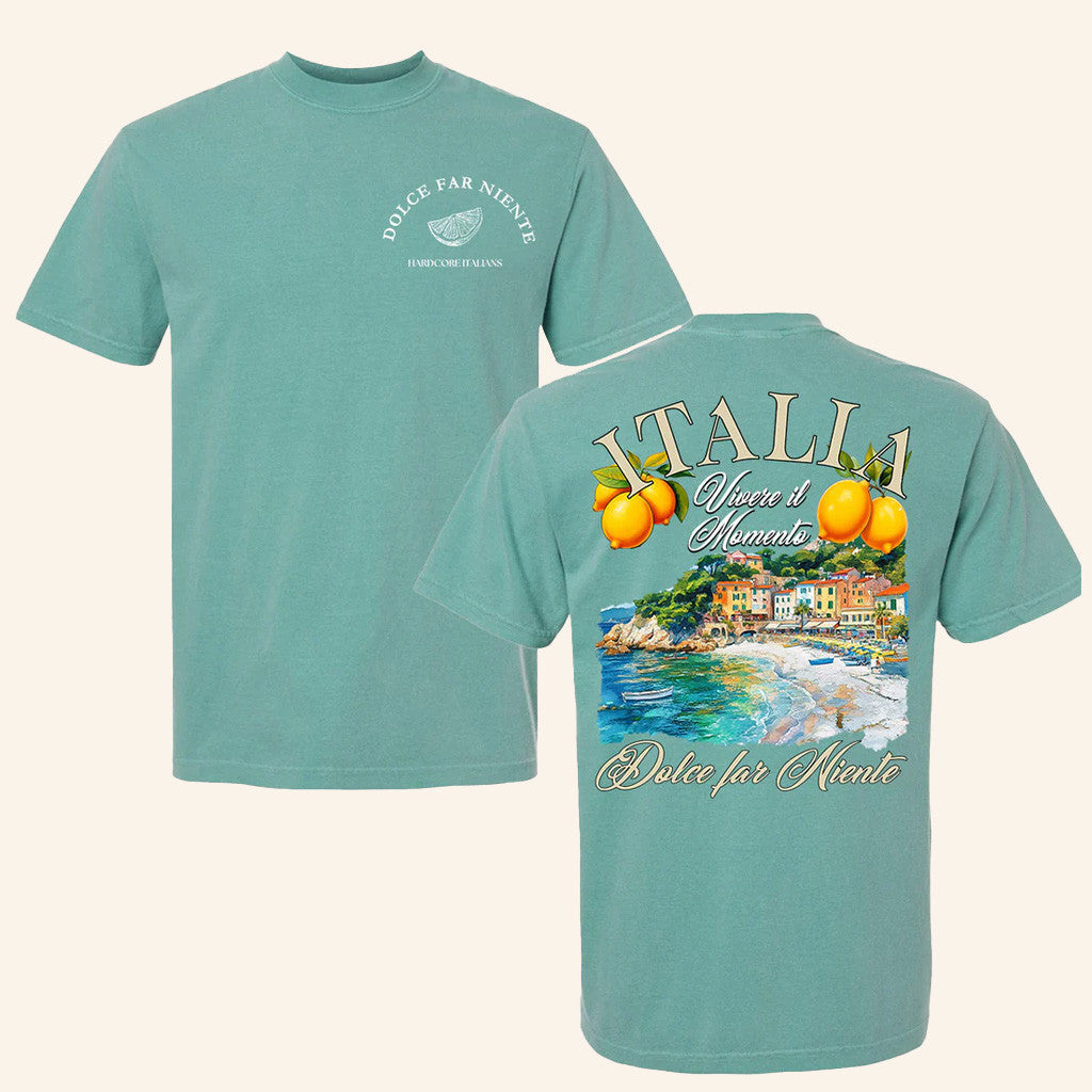 Hardcoreitalians Merch Italia Dolce Far Niente T-Shirt Unique Gift For Boyfriend - Lily Birch Market