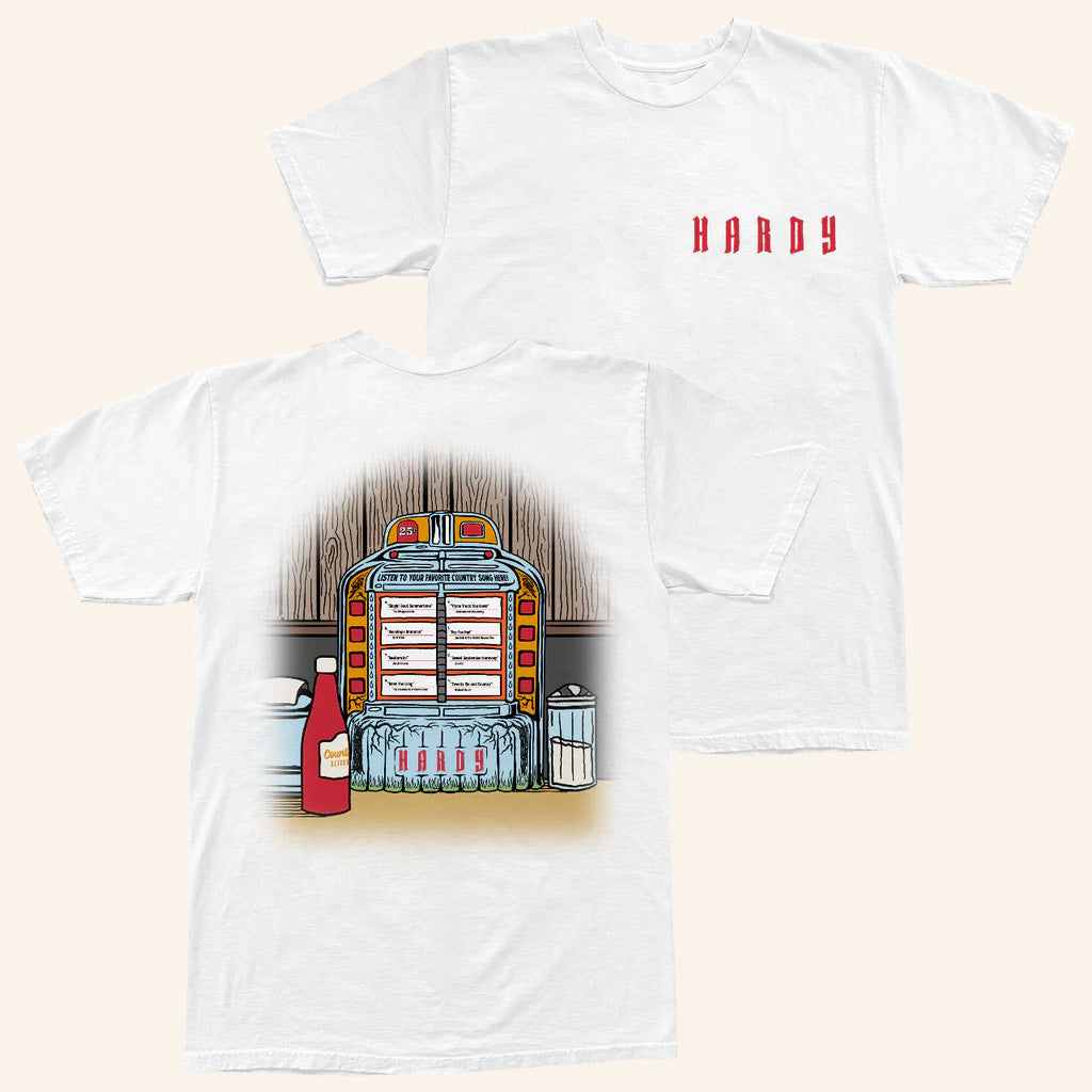 Hardy Merch Favorite Country Song White T-Shirt Best Gifts For Music Lovers - Lily Birch Market