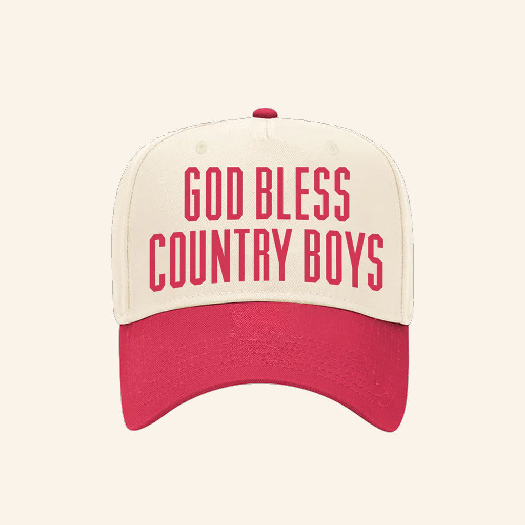 Hardy Merch God Bless Country Boys Hat Embroidered Hardy Hat Xmas Gifts For Dad - Lilybirchmarket