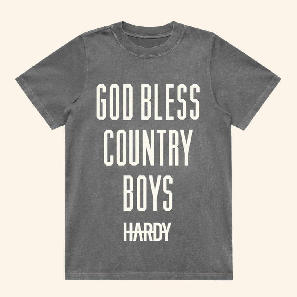 Hardy Merch God Bless Country Boys T-Shirt Unique Gifts For Boyfriend - Lily Birch Market