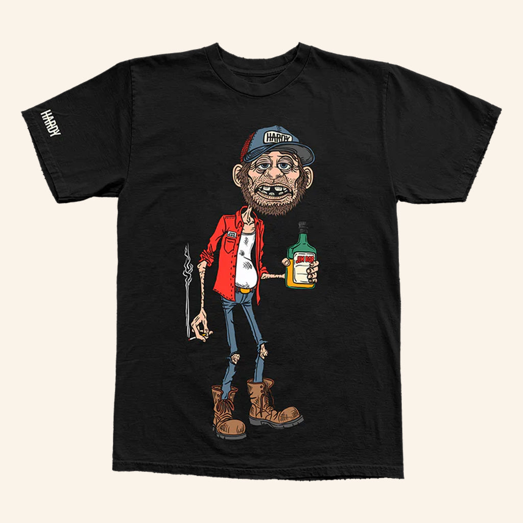 Hardy Merch Jim Bob Black T-Shirt Gifts For Country Music Lovers - Lily Birch Market