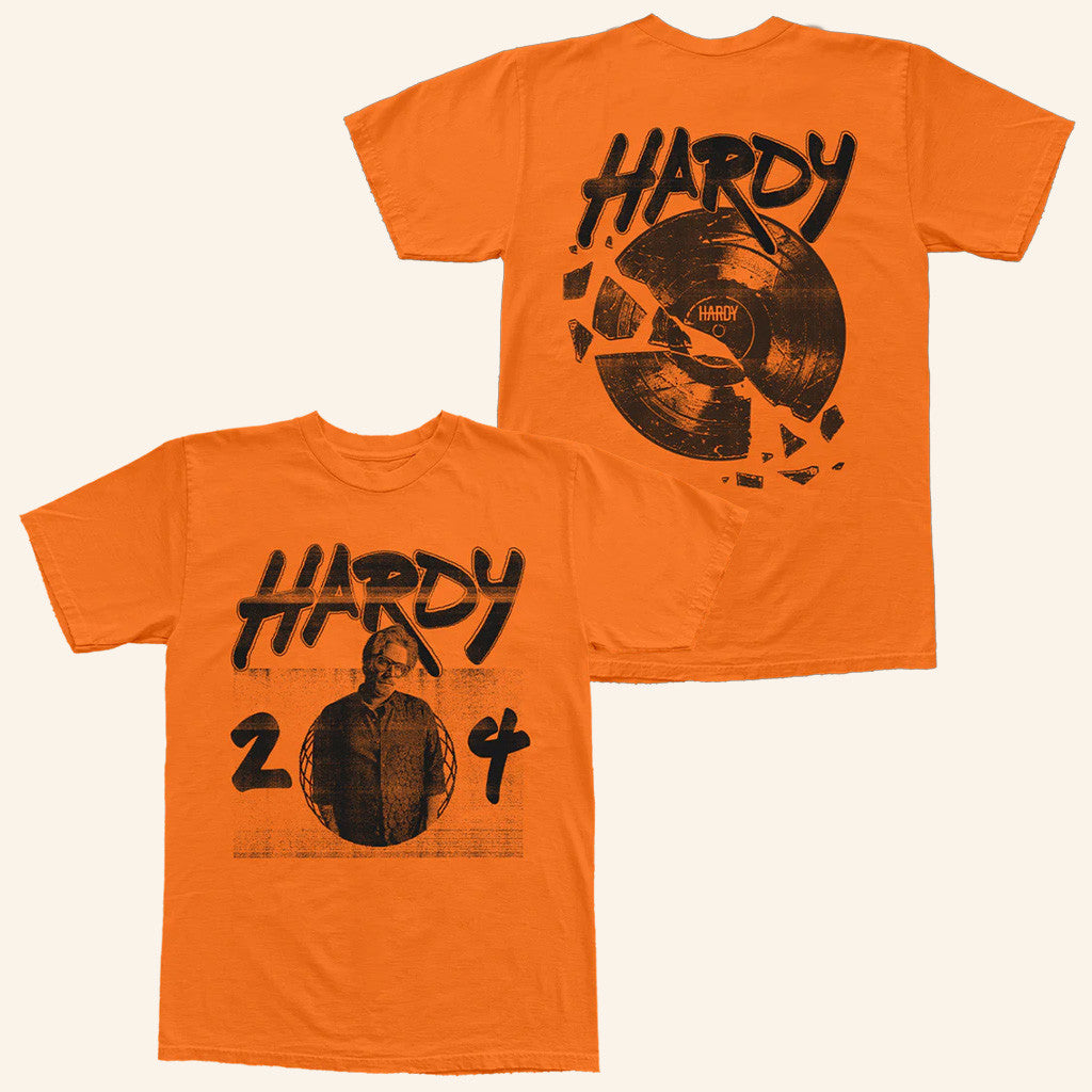 Hardy Merch Orange Record T-Shirt Gift Ideas For Music Lovers - Lily Birch Market