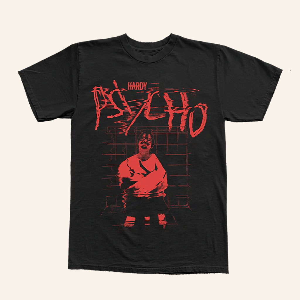 Hardy Merch Psycho Black T-Shirt Unique Gifts For Music Lovers - Lily Birch Market