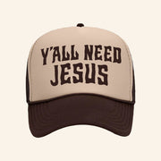 Hardy Merch Y'all Need Jesus Trucker Hat Christmas Gift Ideas For Boyfriend - Lilybirchmarket