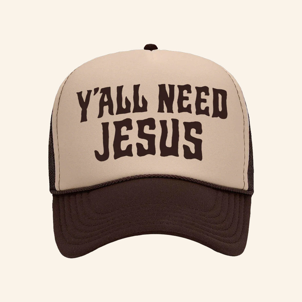 Hardy Merch Y'all Need Jesus Trucker Hat Christmas Gift Ideas For Boyfriend - Lilybirchmarket