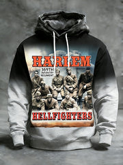 Harlem Hellfighters 369th Infantry Regiment Hoodie Military Honor Black History Month Apparel - Lilybirchmarket