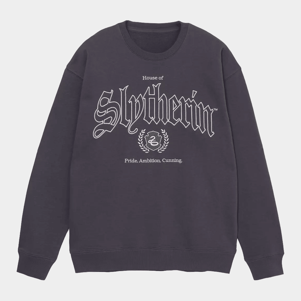 Harry Potter Merch Harry Potter Slytherin Crewneck Sweatshirt Birthday Gift For Him - Lilybirchmarket