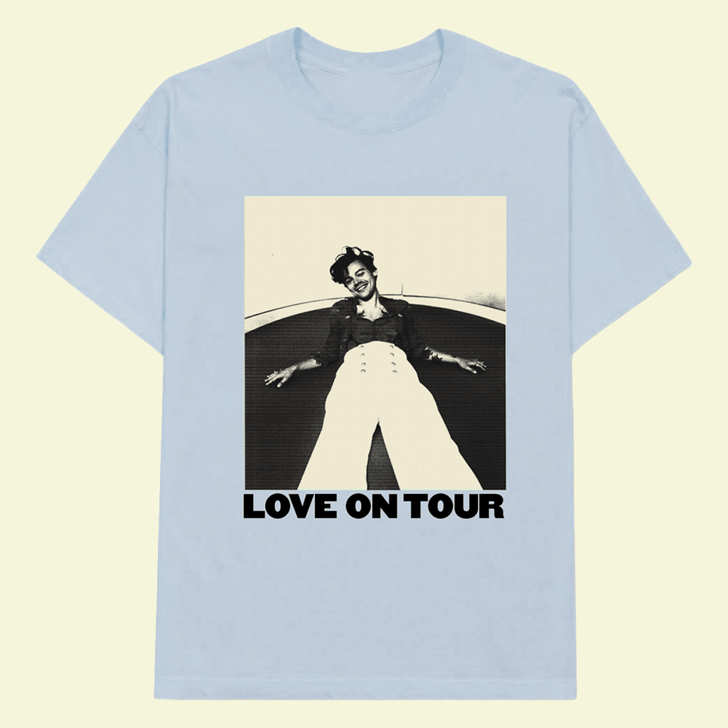 Harry Styles Merch Harry Styles Smile Love On Tour T-Shirt Gifts For Music Enthusiasts - Lily Birch Market