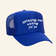 Harry Styles Merch Spinning Out Waiting For Ya Trucker Hat Unique Gifts For Husband - Lilybirchmarket