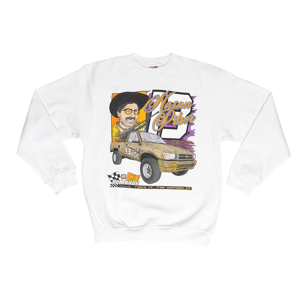 Hasan Piker Merch Comrade Crew Neck Sweatshirt Hasanabi Merch Father's Day Gifts For Son In Law - Lilybirchmarket