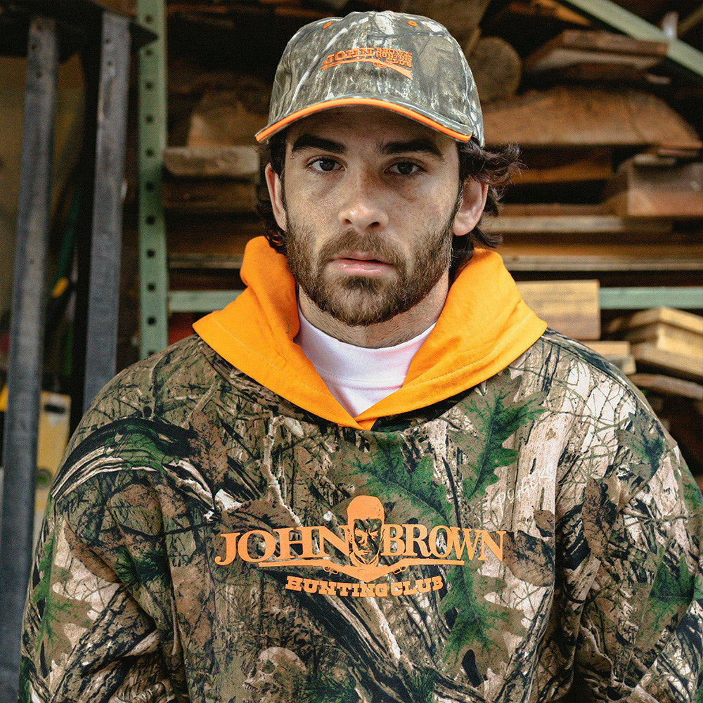 Hasan Piker Merch John Brown Hunting Club Embroidered Camo Hat Hasanabi Merch Father's Day Gift - Lilybirchmarket