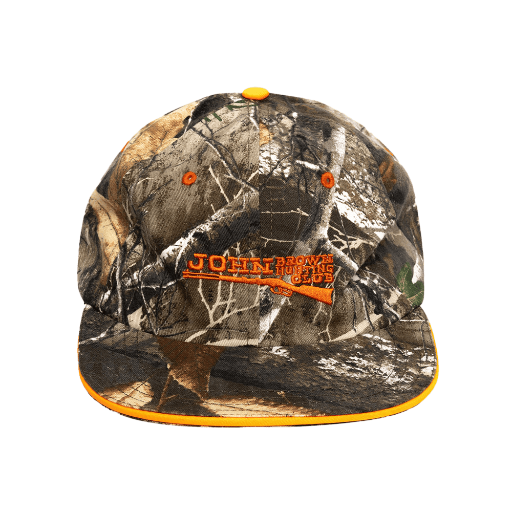 Hasan Piker Merch John Brown Hunting Club Embroidered Camo Hat Hasanabi Merch Father's Day Gift - Lilybirchmarket