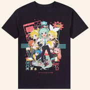 Hatsune Miku Merch Hatsune Miku And Friends Group T-Shirt Gifts For Music Fans - Lily Birch Market