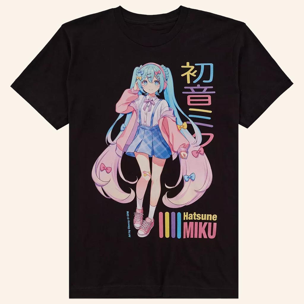 Hatsune Miku Merch Hatsune Miku Pastel Outfit T-Shirt Best Gifts For Friends - Lily Birch Market