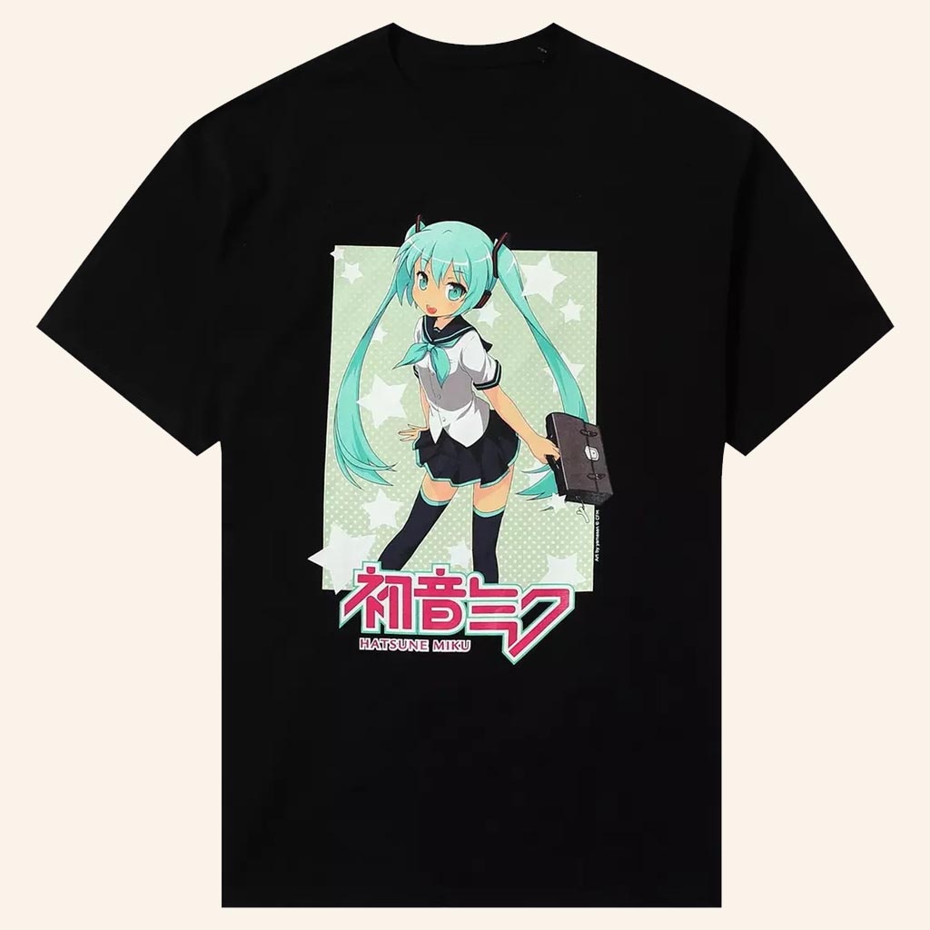 Hatsune Miku Merch Hatsune Miku School Uniform T-Shirt Gifts For Besties - Lily Birch Market