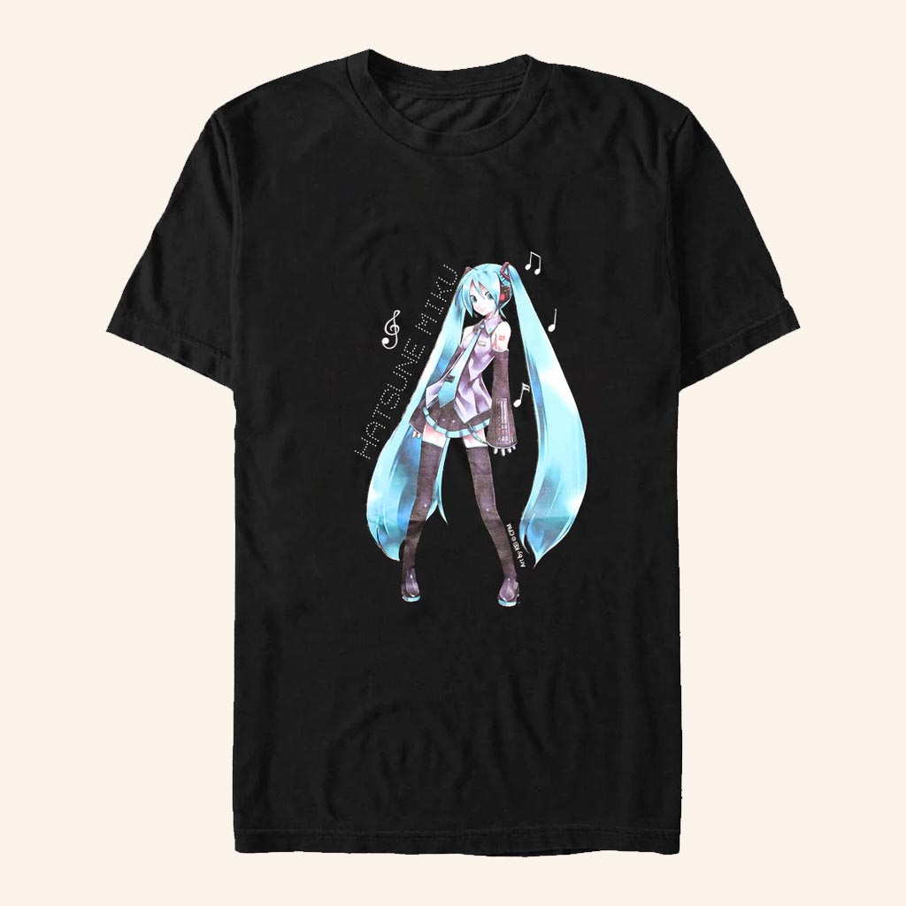 Hatsune Miku Merch Musical Icon T-Shirt Music Lover Gift Ideas For Him - Lily Birch Market