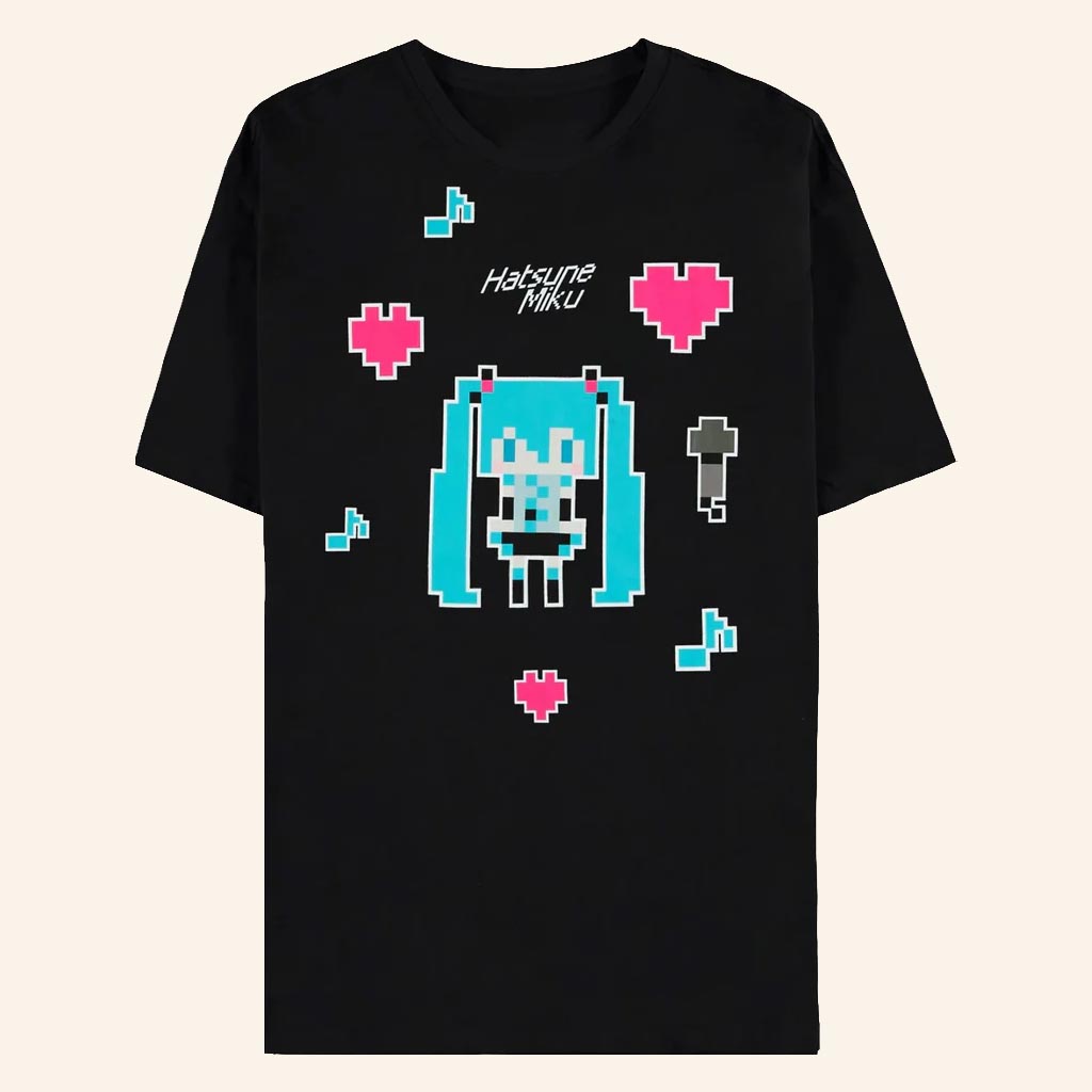 Hatsune Miku Merch Pixel T-Shirt Cool Gifts For Music Lovers - Lily Birch Market