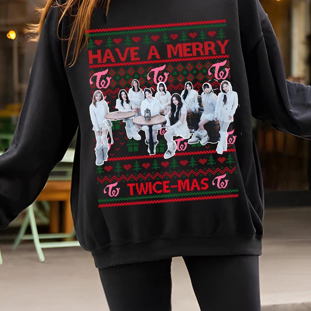 Have A Merry Twice-mas Sweatshirt Twice Srategy Shirt Like It Like It Shirt TWICE Shirt - Lilybirchmarket
