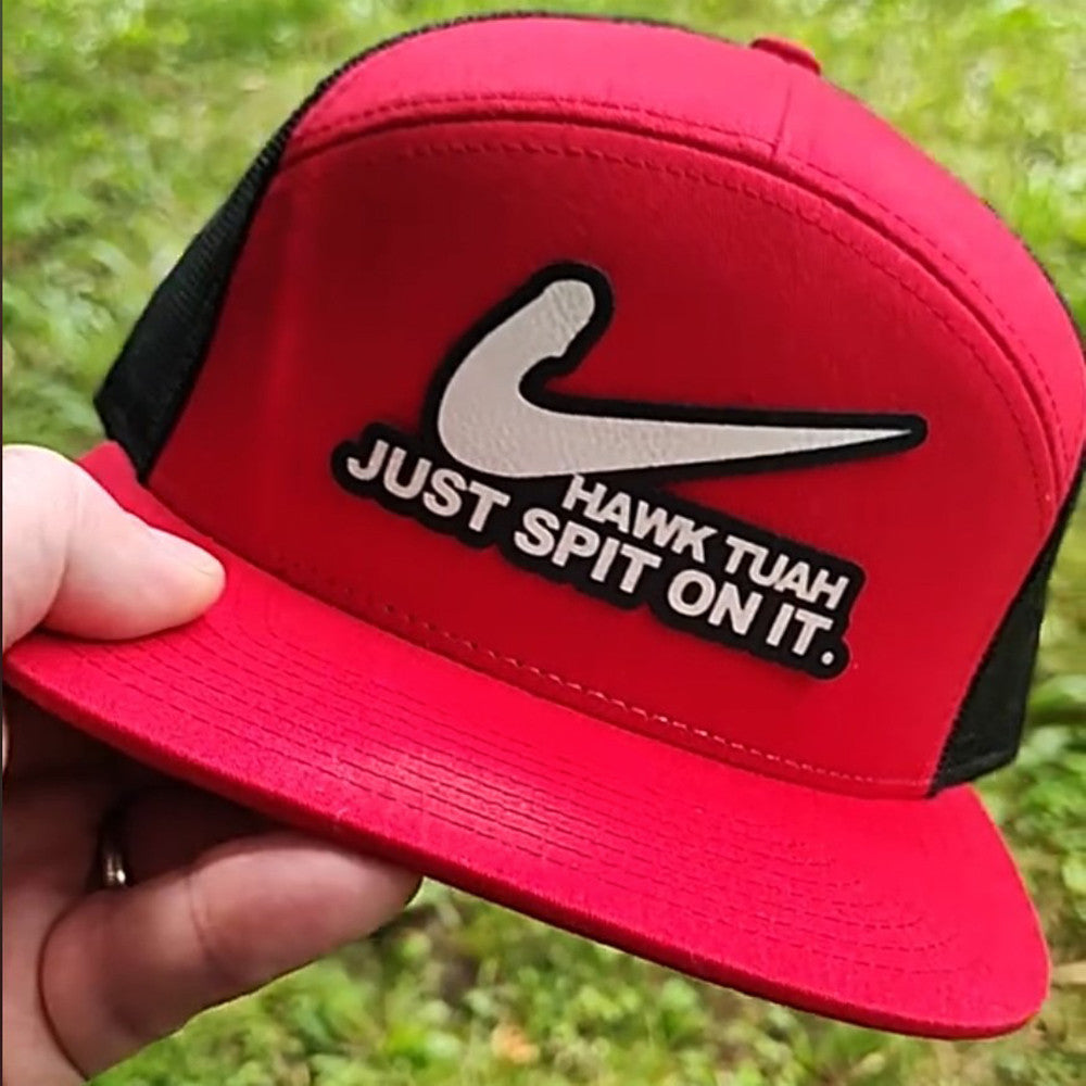 Hawk Tuah Hat Hawk Tuah Girl Hat Just Spit On It Funny Gifts For Friends - Lilybirchmarket