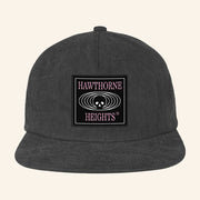Hawthorne Heights Merch Embroidered Skeleton Club Snapback Hat Hawthorne Heights Hat Fans Gifts - Lilybirchmarket