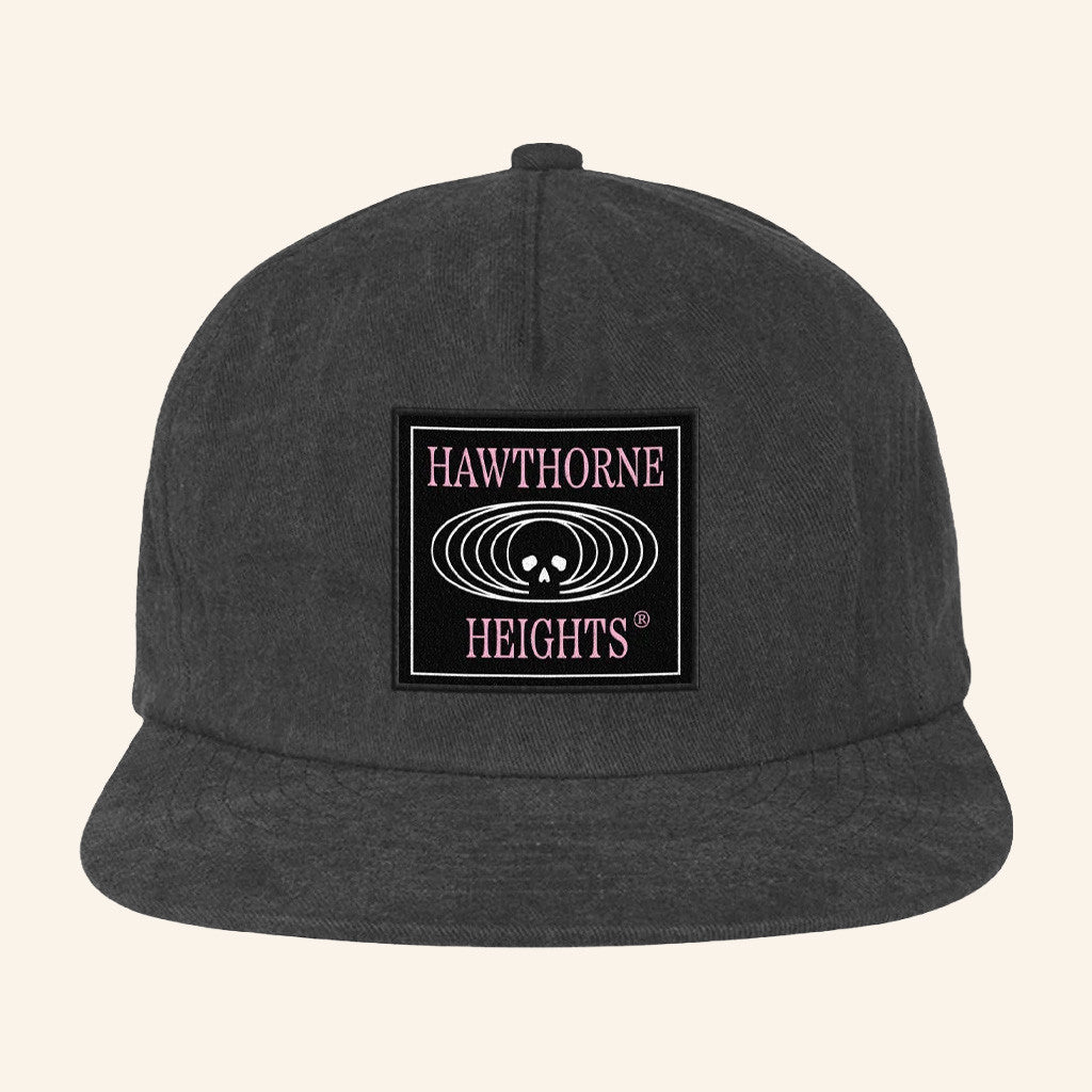 Hawthorne Heights Merch Embroidered Skeleton Club Snapback Hat Hawthorne Heights Hat Fans Gifts - Lilybirchmarket