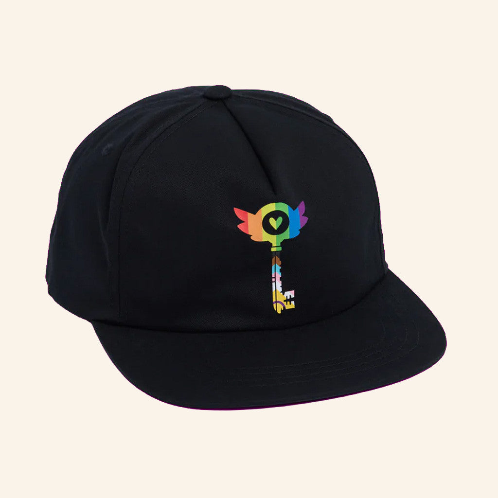 Hazbin Hotel Merch Pride 2025 Key Snapback Hat Embroidered Christmas Presents For Friends - Lilybirchmarket